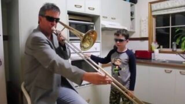 Daddy and son – When Mom isn't home