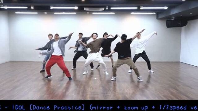 BTS - IDOL [Dance Practice] (mirror + zoom up + 12speed ver.) 1080 x 1920 sm35378244