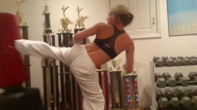 Fantastic Taekwondo Girl Drills