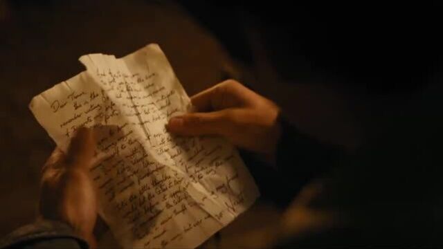 Maze Runner (2018) letter from Newt