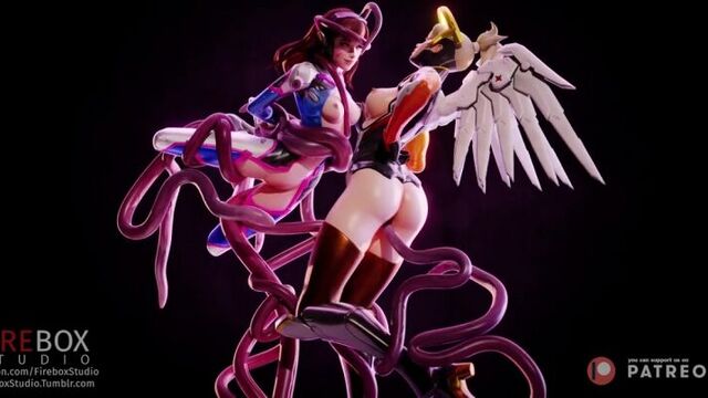 DVa & Mercy by Firebox Studio