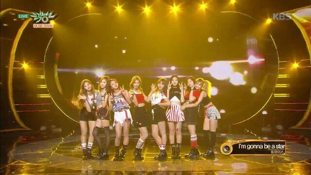 Twice - I'm Gonna Be A Star @ Music Bank 160610