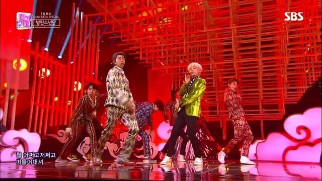 BTS - Idol @ Inkigayo 180902