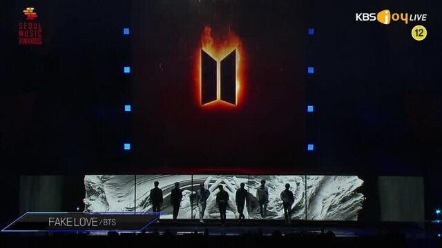 BTS - Fake Love + Idol @ 28th Seoul Music Awards 190115