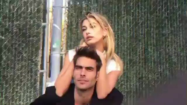 Hailey Baldwin, Jon Kortajarena for Harper's Bazaar Spain January 2017