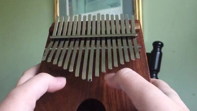 I got a Kalimba for Christmas so obviously the first thing I did was figure out that one song from Avatar: the Last Airbender