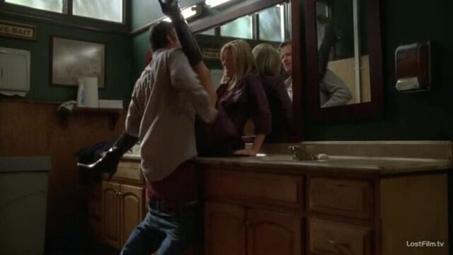Natalie Zea - Hung (s01e05) (2009) (эротическая постельная сцена из фильма знаменитость трахается голая sex scene)