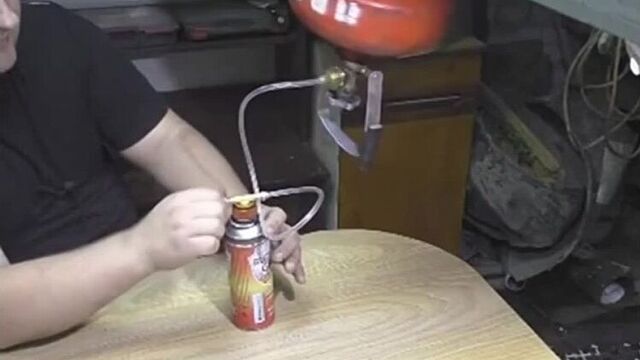 Заправочный переходник для газового баллона pfghfdjxysq gtht[jlybr lkz ufpjdjuj ,fkkjyf