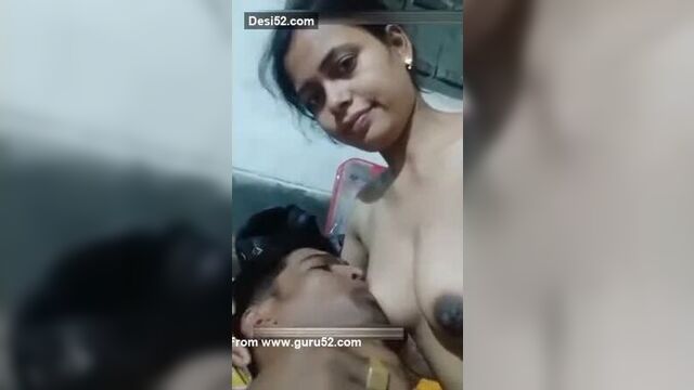 Desi Indian Hindu Whore Bhabhi Boobs Sucked By Her Horny Devar Nipples Milk Drinking Slut Enjoying Breasts Biting Moaning Bitch