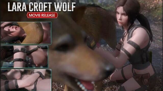 Lara Croft Wolf Sex (Lara Croft Tomb Raider sex)