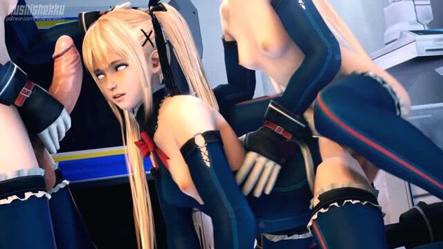 (No sound)Marie Rose futa on futa [Dead or Alive;DoA;Porn;threesome;Dickgirl;Futanari;Shemale;Animation;3d;R.34;sex;sfm]