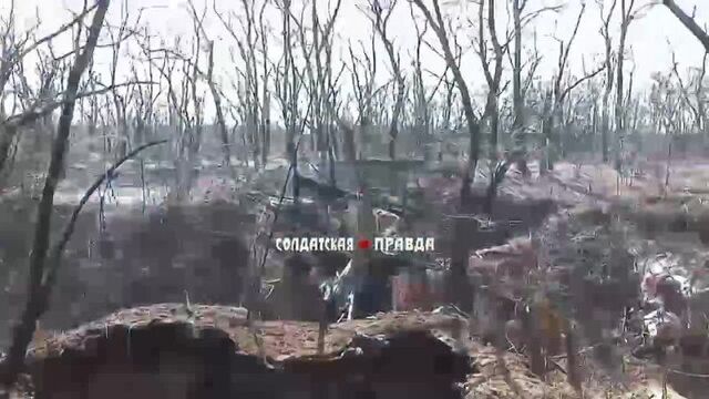 Тяжелые огнемётные системы ТОС-1А «Солнцепёк» уничтожили блиндажи укронацистов