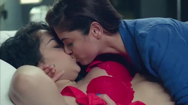 Naina Ganguly and Apsara Rani in RGV's lesbian movie "Dangerous"