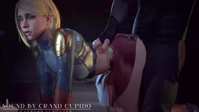 Supergirl - doggystyle; vaginal fucked; 3D sex porno hentai; (by Grand Cupido) [DC Comics]