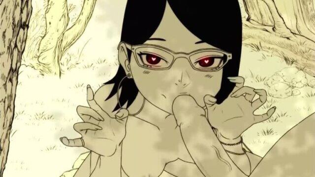 boruto rule 34 sarada uchiha blowjob