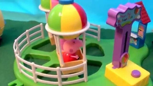 Peppa Pig свинка Пеппа и ее семья Мультфильм для детей. Новый аттракцион