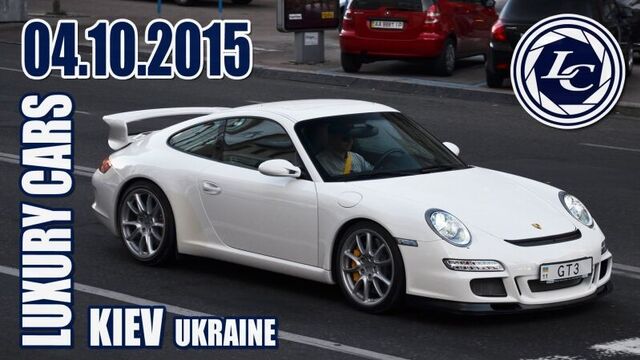 Luxury Cars in Kiev (04.10.15) Porsche 911 (997) GT3