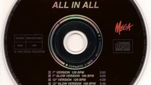 Stella Getz - All In All (1994 ⁄ CDM) - 4 Mixes.wav