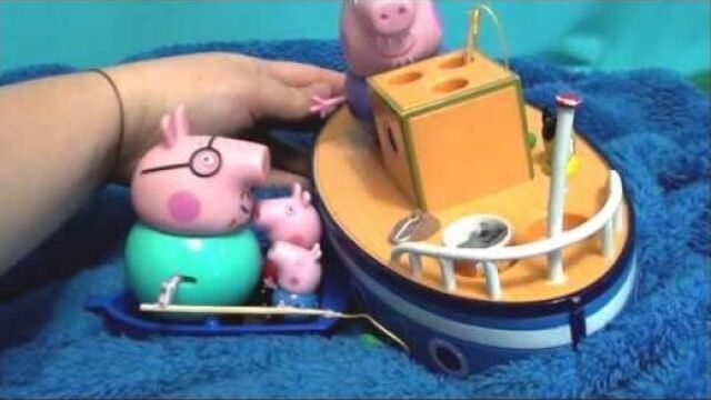 Peppa Pig Свинка Пеппа и ее семья. Мультфильм для детей. Рыбалка