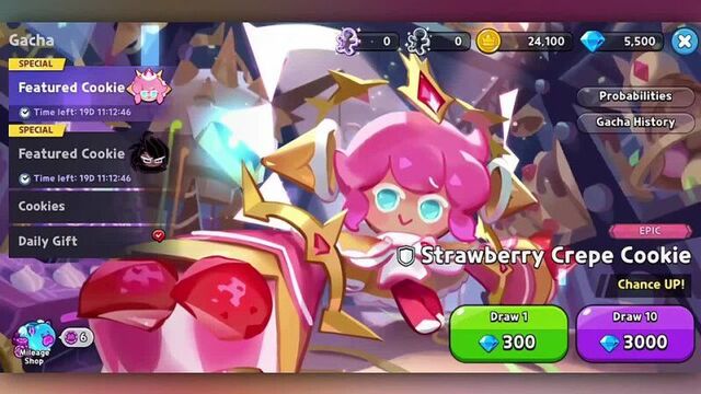 [Royal Mike] Cookie Run Kingdom - All Cookies' Gacha Draw Animation (Up to Pure Vanilla Cookie)