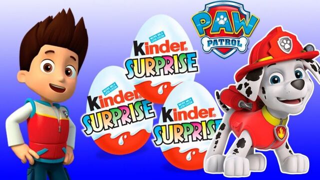 Surprise Eggs Paw patrol Щенячий патруль мультфильм яйцо с сюрпризом Марусины сказки