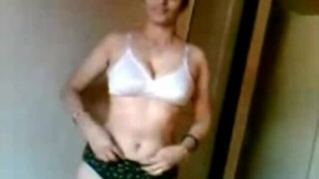 South Indian Hindu Slut Desi Bhabhi Stripping Bra Panty Nude For Neighbor Boy ( Whore Big Boobs Sexy Brown Nipples Bitch Hot )