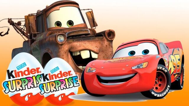 Surprise Eggs!!! CARS 2 Мультик про машинки тачки 2!!!на канале Марусины сказки