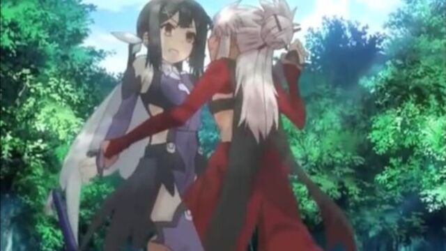 Fate⁄kaleid liner Prisma☆Illya 2wei! Ep 2 Yuri Kiss Scene