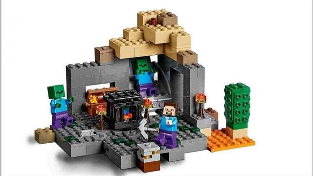 LEGO Minecraft 21119 Подземелье. Обзор конструктора Лего Майнкрафт на русском. Варлорд Лего видео
