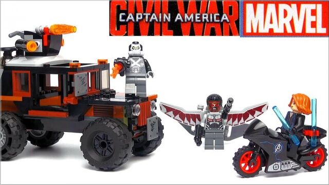 LEGO Marvel Super Heroes Опасное ограбление 76050 Обзор. Лего Гражданская война. LEGO Обзоры Warlord