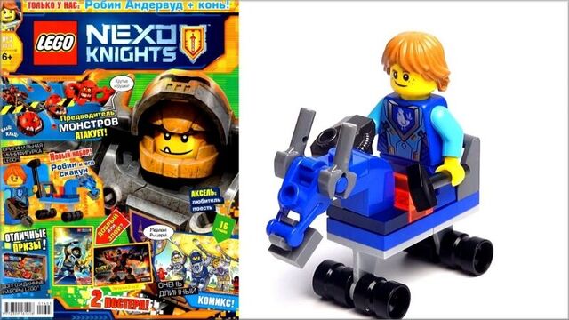 LEGO NEXO KNIGHTS Обзор Журнал №3. Лего Нексо Найтс и Нексо Рыцарь Робин. #180 LEGO Обзоры Warlord