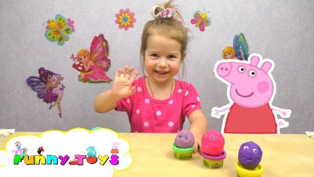 Play Doh Surprise eggs. Peppa Pig | Masha and the Bear. Play Doh пластилин