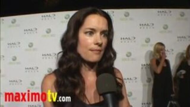 GINA HOLDEN on SAW 3D at XBOX 360 Launch of HALO REACH