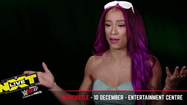 WWE NXT Live Australia - QA with Sasha Banks