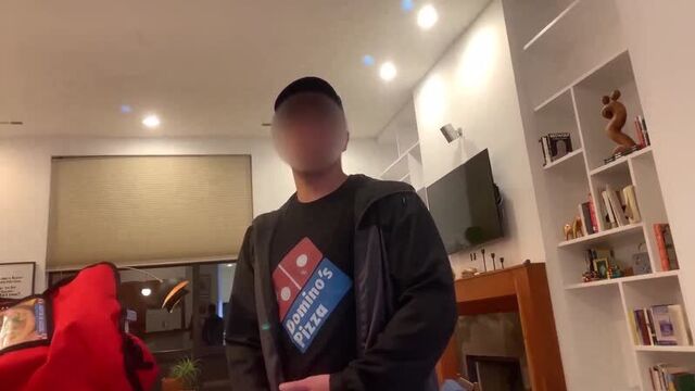 luna benna - blowing the pizza delivery guy - preview - pov blowjob