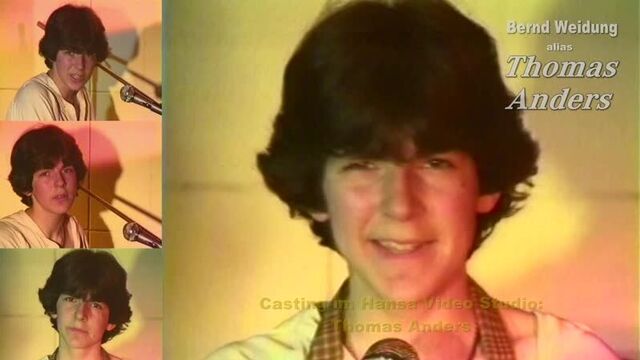 Bernd Weidung alias Thomas Anders Casting 3⁄3 - Hansa Video-Studio 1979