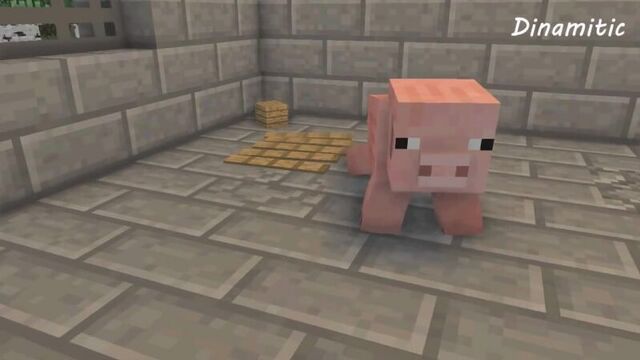 FNAF with Pig - Minecraft Animation (Five Nights At Freddys)