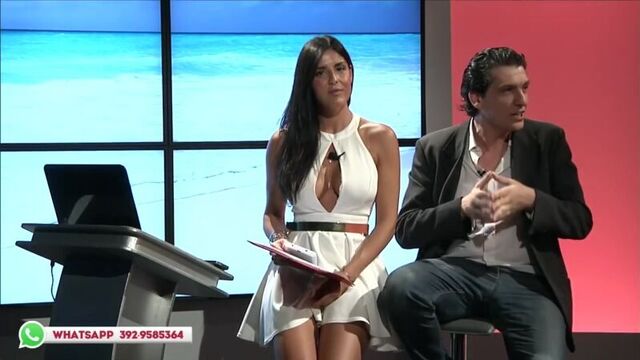 Barbara Francesca Ovieni TV Presenter - Upskirt Legs Boobs - Gorgeous Women