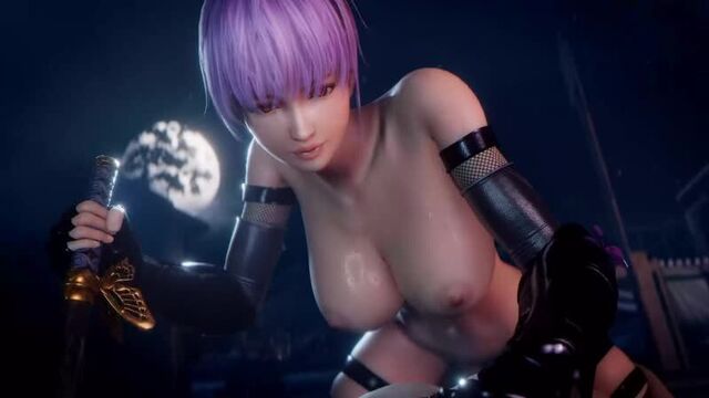 Ayane (Ninja) - riding; vaginal fucked; domination; big boobs; 3D sex porno hentai; (by LazyProcrastinator) [Dead or Alive]