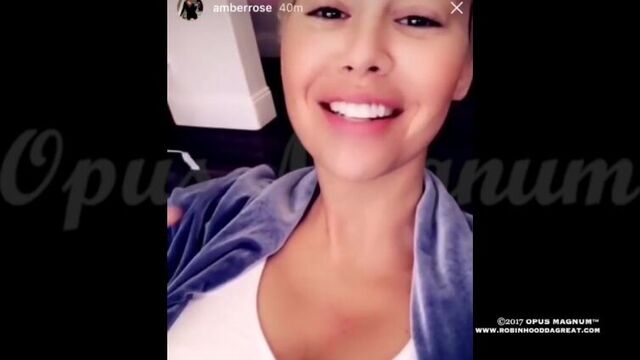 Amber Rose Shows Off Her Breast Reduction Results From H Cup To D Cup