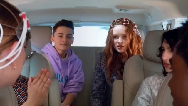 Carpool Karaoke with Stranger Things cast_Part 3