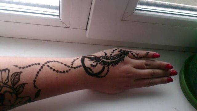 Henna art | цветы на руке