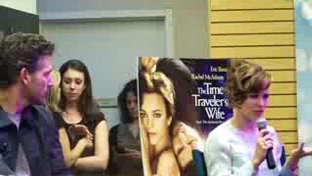 Rachel McAdams at a signing for the Time Traveler's Wife in NYC