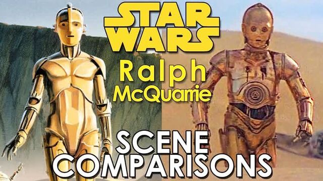Star Wars Art: Ralph McQuarrie - scene and painting comparisons