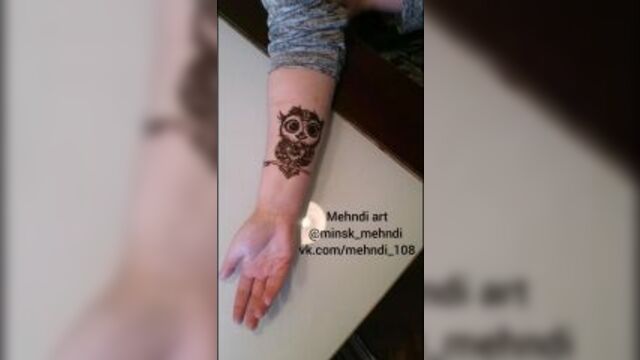 Henna art | Сова