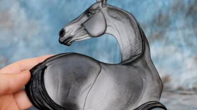 Rare Silver Buckskin Horse