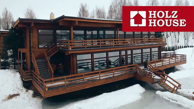 Лисья нора. AQUALIS SPA. Holz House