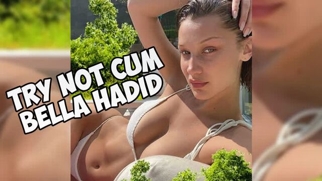 Bella Hadid Инструкция по дрочке/Jerk off instruction/Try not cum/JOI