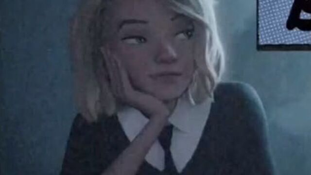 ↬ spider-man into the spider-verse ; gwen stacy