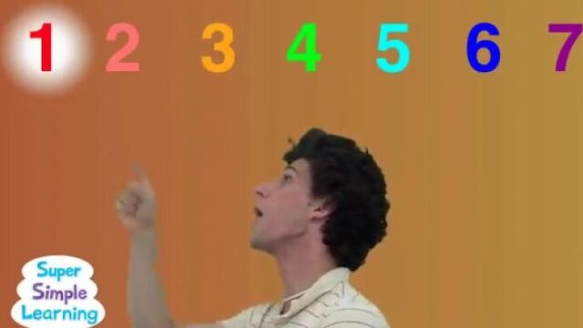 Seven Steps (Numbers 1-7) _ Counting Song _ Super Simple Songs